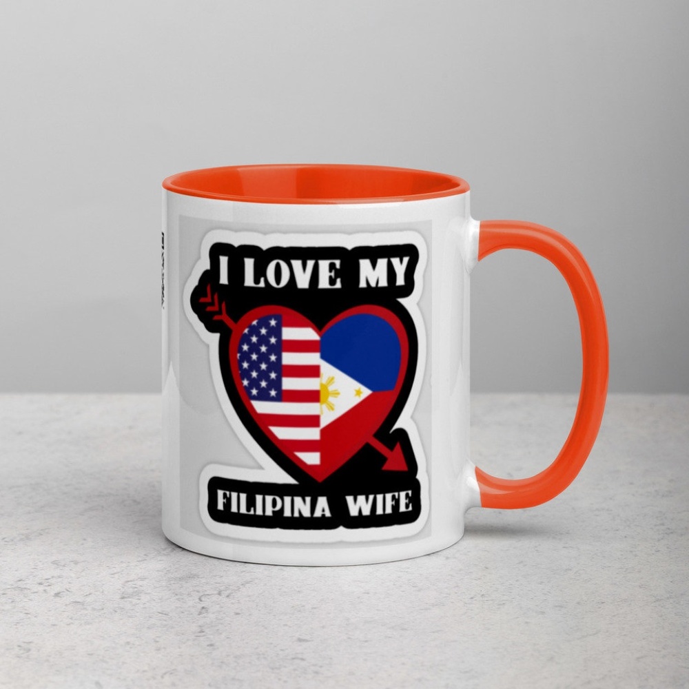 Love My Filipino Wife Coffee Mug with Color Inside